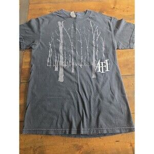 Vtg 2003 AFI Sing the Sorrow Forest Graphic Band T Shirt Cinder Block Small